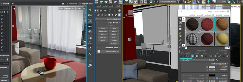 از 3maxv برای تغییر بافت اشیا استفاده میشود. 
