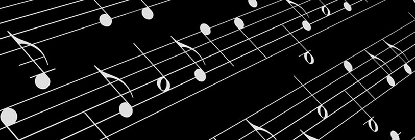 نت موسیقی باید روی خط حامل نوشته شود. 