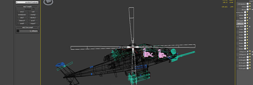 میتوان نقشه برخی از تجهیزات را با استفاده از 3max رسم کرد. 