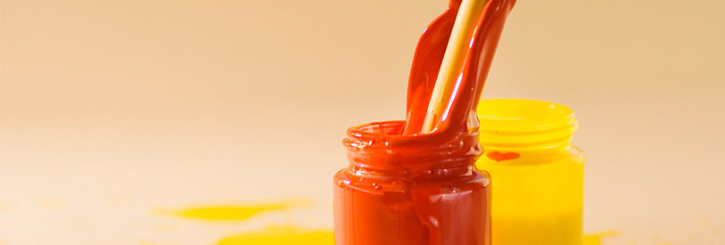 رنگ گواش قابلت ترکیب دارد .