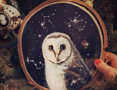 آموزش نقاشی روی چوب